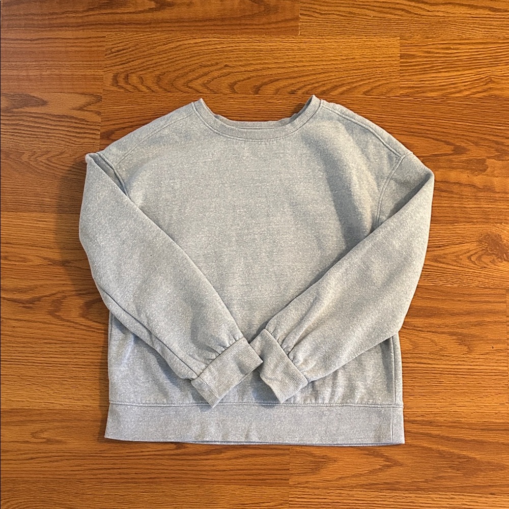 Girls Light Blue Crewneck Sweatshirt